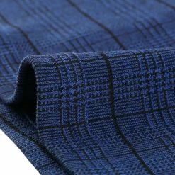 Women Allegra K Houndstooth Plaid Square Neck Long Sleeve Dress 69 Women Allegra K Houndstooth Plaid Square Neck Long Sleeve Dress