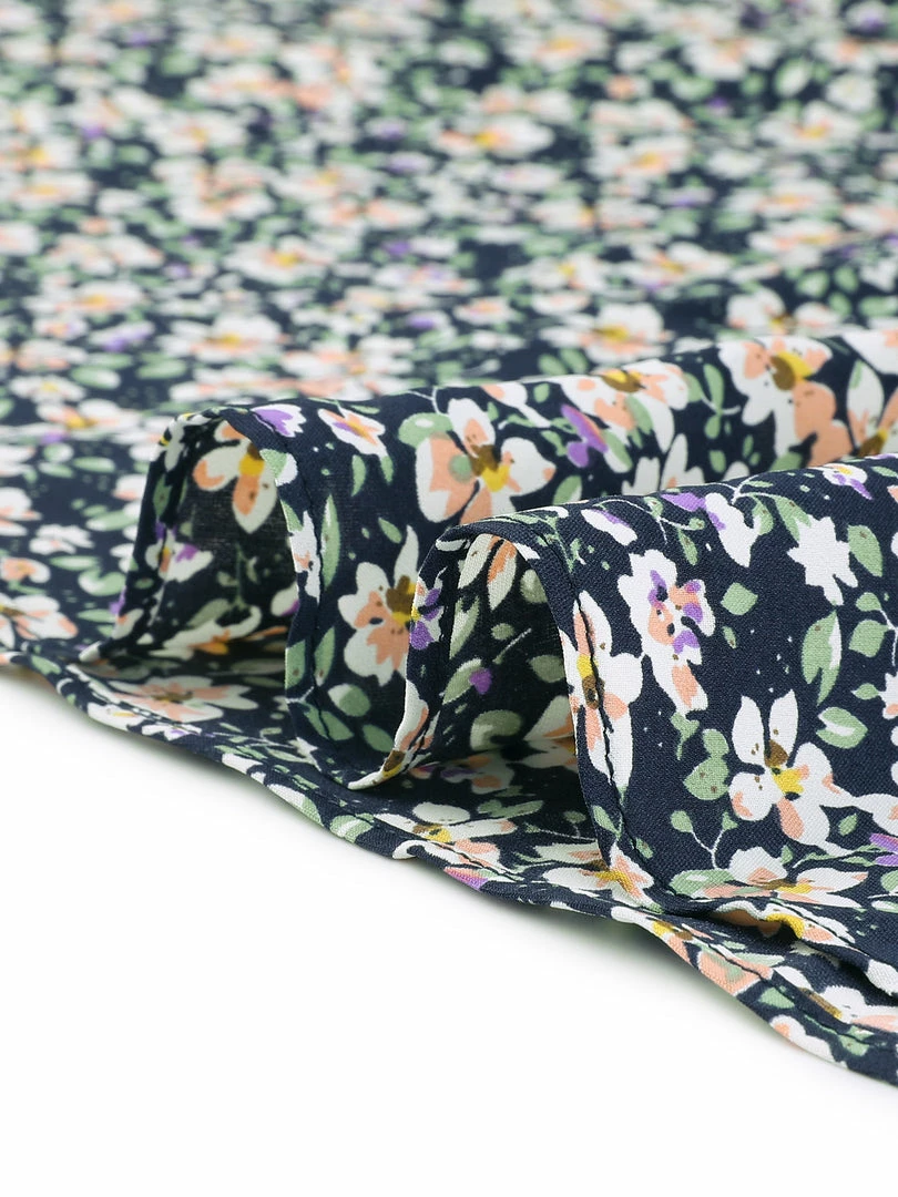 Allegra K Women's Peter Pan Collar Lace Trim Button Long Sleeves Floral Shirt Dress With Belt 27 Allegra K Women's Peter Pan Collar Lace Trim Button Long Sleeves Floral Shirt Dress With Belt