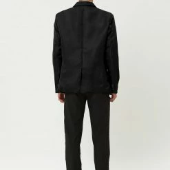 Allegra K Men's Dress Slim Fit Blazer Single Breasted One Button Business Suit Sports Coat