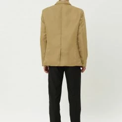 Allegra K Men's Dress Slim Fit Blazer Single Breasted One Button Business Suit Sports Coat