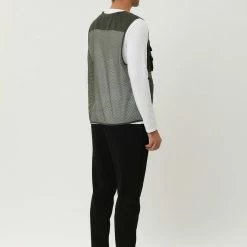 Allegra K Men's Cargo Vest Lightweight Zipper Mesh Safari Sleeveless Jacket With Pockets