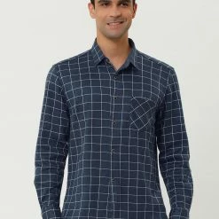 Allegra K Men's Fleece Lined Plaid Thicken Long Sleeve Winter Checked Shirt Jacket 60 Allegra K Men's Fleece Lined Plaid Thicken Long Sleeve Winter Checked Shirt Jacket