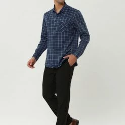 Allegra K Men's Fleece Lined Plaid Thicken Long Sleeve Winter Checked Shirt Jacket 61 Allegra K Men's Fleece Lined Plaid Thicken Long Sleeve Winter Checked Shirt Jacket