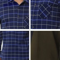 Allegra K Men's Fleece Lined Plaid Thicken Long Sleeve Winter Checked Shirt Jacket 69 Allegra K Men's Fleece Lined Plaid Thicken Long Sleeve Winter Checked Shirt Jacket