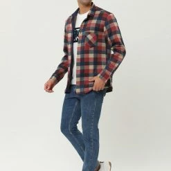 Allegra K Men's Fleece Lined Plaid Thicken Long Sleeve Winter Checked Shirt Jacket 73 Allegra K Men's Fleece Lined Plaid Thicken Long Sleeve Winter Checked Shirt Jacket