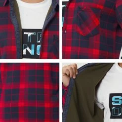 Allegra K Men's Fleece Lined Plaid Thicken Long Sleeve Winter Checked Shirt Jacket 57 Allegra K Men's Fleece Lined Plaid Thicken Long Sleeve Winter Checked Shirt Jacket