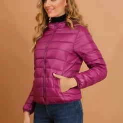 Allegra K Women's Hooded Packable Thickened Short Down Jacket Coat