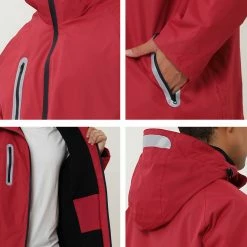 Allegra K Men's Windbreaker Faux Fleece Lined Drawstring Hoodie Zipper Outdoor Jackets 39 Allegra K Men's Windbreaker Faux Fleece Lined Drawstring Hoodie Zipper Outdoor Jackets