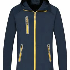 Allegra K Men's Windbreaker Faux Fleece Lined Drawstring Hoodie Zipper Outdoor Jackets 40 Allegra K Men's Windbreaker Faux Fleece Lined Drawstring Hoodie Zipper Outdoor Jackets