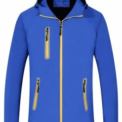 Allegra K Men's Windbreaker Faux Fleece Lined Drawstring Hoodie Zipper Outdoor Jackets 52 Allegra K Men's Windbreaker Faux Fleece Lined Drawstring Hoodie Zipper Outdoor Jackets