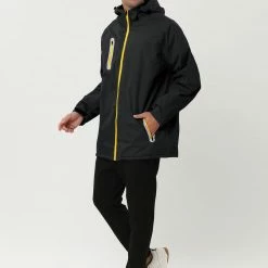 Allegra K Men's Windbreaker Faux Fleece Lined Drawstring Hoodie Zipper Outdoor Jackets 61 Allegra K Men's Windbreaker Faux Fleece Lined Drawstring Hoodie Zipper Outdoor Jackets