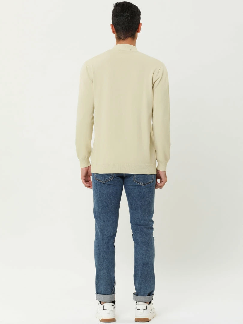 Allegra K Tops Men's Slim Fit Mock Turtleneck Neck Knit Pullover Lightweight Long Sleeves Basic Sweaters 26 Allegra K Tops Men's Slim Fit Mock Turtleneck Neck Knit Pullover Lightweight Long Sleeves Basic Sweaters