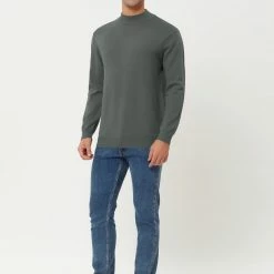 Allegra K Tops Men's Slim Fit Mock Turtleneck Neck Knit Pullover Lightweight Long Sleeves Basic Sweaters 91 Allegra K Tops Men's Slim Fit Mock Turtleneck Neck Knit Pullover Lightweight Long Sleeves Basic Sweaters
