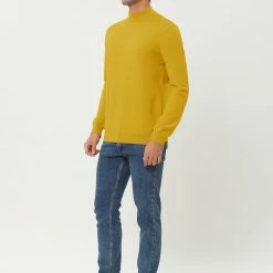Allegra K Tops Men's Slim Fit Mock Turtleneck Neck Knit Pullover Lightweight Long Sleeves Basic Sweaters 61 Allegra K Tops Men's Slim Fit Mock Turtleneck Neck Knit Pullover Lightweight Long Sleeves Basic Sweaters