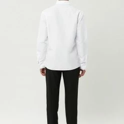 Allegra K Men's Dress Shirt Regular Fit Long Sleeves Button Down Prom Solid Shirt Tops