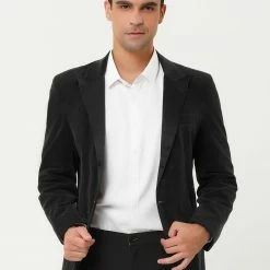 Allegra K Men's Velvet Blazer One Button Party Prom Tuxedo Dinner Suit Jacket Sports Coat 28 Allegra K Men's Velvet Blazer One Button Party Prom Tuxedo Dinner Suit Jacket Sports Coat