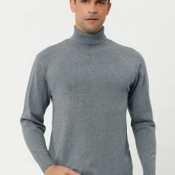 Allegra K Men's Casual Turtleneck Sweaters Slim Fit Long Sleeve Turtle Neck Knit Pullover Top 41 Allegra K Men's Casual Turtleneck Sweaters Slim Fit Long Sleeve Turtle Neck Knit Pullover Top
