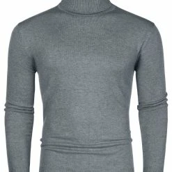 Allegra K Men's Casual Turtleneck Sweaters Slim Fit Long Sleeve Turtle Neck Knit Pullover Top 39 Allegra K Men's Casual Turtleneck Sweaters Slim Fit Long Sleeve Turtle Neck Knit Pullover Top