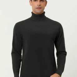 Allegra K Men's Casual Turtleneck Sweaters Slim Fit Long Sleeve Turtle Neck Knit Pullover Top 47 Allegra K Men's Casual Turtleneck Sweaters Slim Fit Long Sleeve Turtle Neck Knit Pullover Top