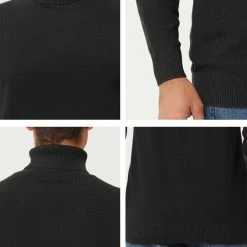 Allegra K Men's Casual Turtleneck Sweaters Slim Fit Long Sleeve Turtle Neck Knit Pullover Top 50 Allegra K Men's Casual Turtleneck Sweaters Slim Fit Long Sleeve Turtle Neck Knit Pullover Top