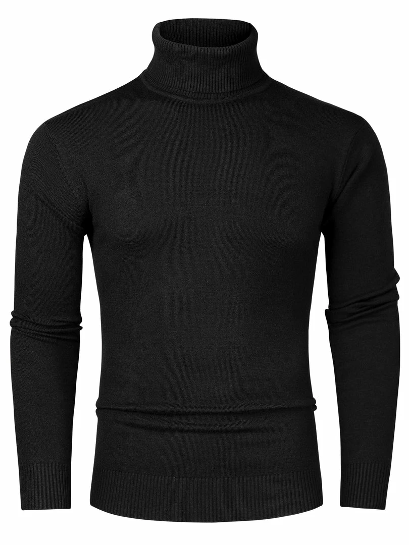 Allegra K Men's Casual Turtleneck Sweaters Slim Fit Long Sleeve Turtle Neck Knit Pullover Top 16 Allegra K Men's Casual Turtleneck Sweaters Slim Fit Long Sleeve Turtle Neck Knit Pullover Top