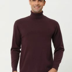 Allegra K Men's Casual Turtleneck Sweaters Slim Fit Long Sleeve Turtle Neck Knit Pullover Top 57 Allegra K Men's Casual Turtleneck Sweaters Slim Fit Long Sleeve Turtle Neck Knit Pullover Top