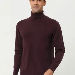 Allegra K Men's Casual Turtleneck Sweaters Slim Fit Long Sleeve Turtle Neck Knit Pullover Top 58 Allegra K Men's Casual Turtleneck Sweaters Slim Fit Long Sleeve Turtle Neck Knit Pullover Top