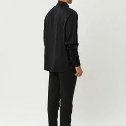 Allegra K Men's Slim Fit Long Sleeves Button Down Party Prom Dress Shirts