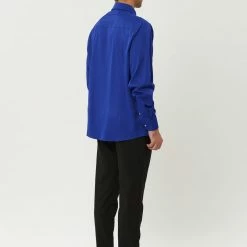 Allegra K Men's Slim Fit Long Sleeves Button Down Party Prom Dress Shirts