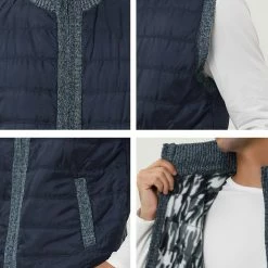 Allegra K Men's Winter Puffer Vest Quilted Zipper Sleeveless Plush Lined Jacket Outdoor 27 Allegra K Men's Winter Puffer Vest Quilted Zipper Sleeveless Plush Lined Jacket Outdoor