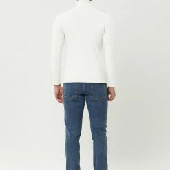 Allegra K Men's Turtleneck Sweaters Winter Ribbed Cable Knit Pullover Sweater