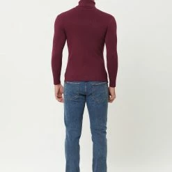 Allegra K Men's Turtleneck Sweaters Winter Ribbed Cable Knit Pullover Sweater