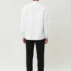 Allegra K Men's Dress Shirt Classic Slim Fit Long Sleeve Button Down Business Shirt