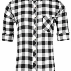 Allegra K Men's Casual Long Sleeve Button Down Plaid Checked Dress Shirts 76 Allegra K Men's Casual Long Sleeve Button Down Plaid Checked Dress Shirts