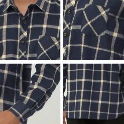 Allegra K Men's Casual Long Sleeve Button Down Plaid Checked Dress Shirts 63 Allegra K Men's Casual Long Sleeve Button Down Plaid Checked Dress Shirts