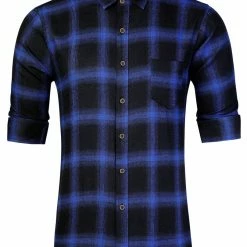 Allegra K Men's Casual Long Sleeve Button Down Plaid Checked Dress Shirts 94 Allegra K Men's Casual Long Sleeve Button Down Plaid Checked Dress Shirts