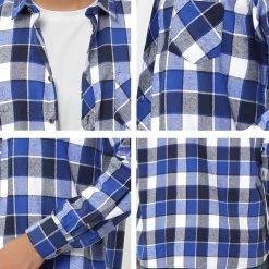 Allegra K Men's Casual Long Sleeve Button Down Plaid Checked Dress Shirts 69 Allegra K Men's Casual Long Sleeve Button Down Plaid Checked Dress Shirts
