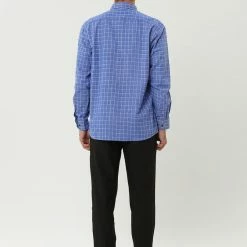 Allegra K Men's Casual Long Sleeve Button Down Plaid Checked Dress Shirts 56 Allegra K Men's Casual Long Sleeve Button Down Plaid Checked Dress Shirts