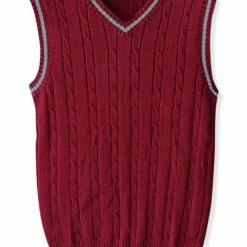 Allegra K Men's Classic Knitted Sleeveless V-Neck Pullover Sweater Vest