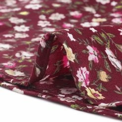 Allegra K Women's Contrast Collar Button Front Vintage Floral Long Sleeve Shirt Dress 27 Allegra K Women's Contrast Collar Button Front Vintage Floral Long Sleeve Shirt Dress