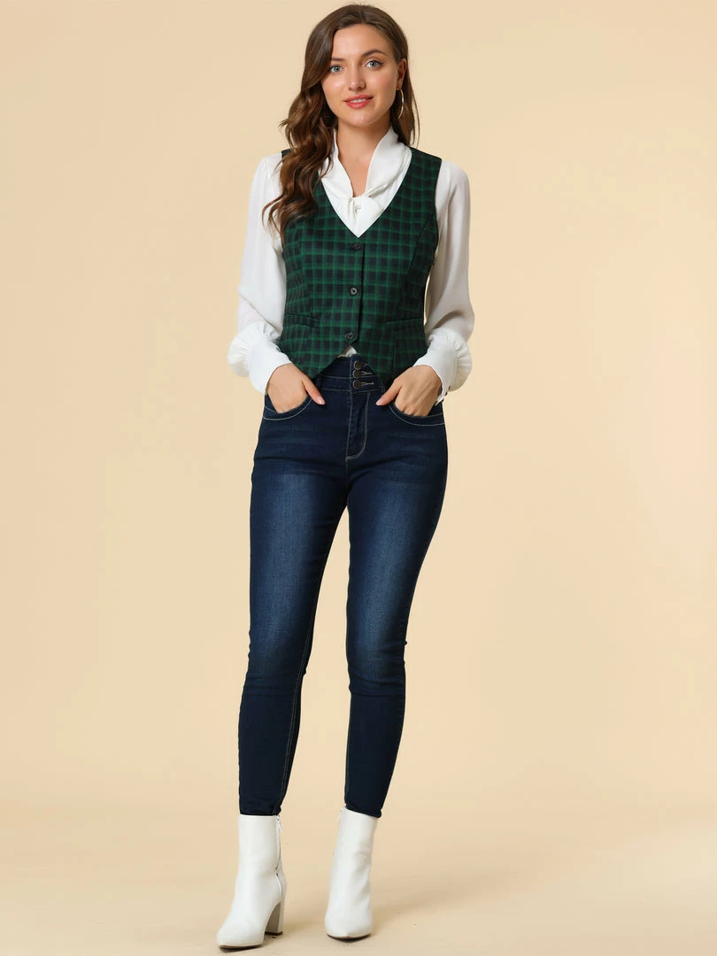 Allegra K Womens Waistcoat Steampunk Dressy Sleeveless Jacket Versatile Racerback Suit Vests 17 Allegra K Womens Waistcoat Steampunk Dressy Sleeveless Jacket Versatile Racerback Suit Vests