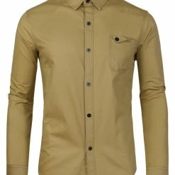 Allegra K Men's Long Sleeves Slim Fit Button Down Cargo Work Shirts With Pocket 39 Allegra K Men's Long Sleeves Slim Fit Button Down Cargo Work Shirts With Pocket