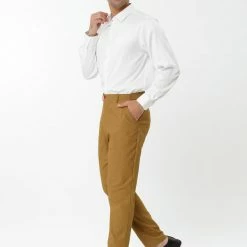 Allegra K Men's Business Trousers Casual Printed Slim Fit Flat Front Chinos Dress Pants 31 Allegra K Men's Business Trousers Casual Printed Slim Fit Flat Front Chinos Dress Pants