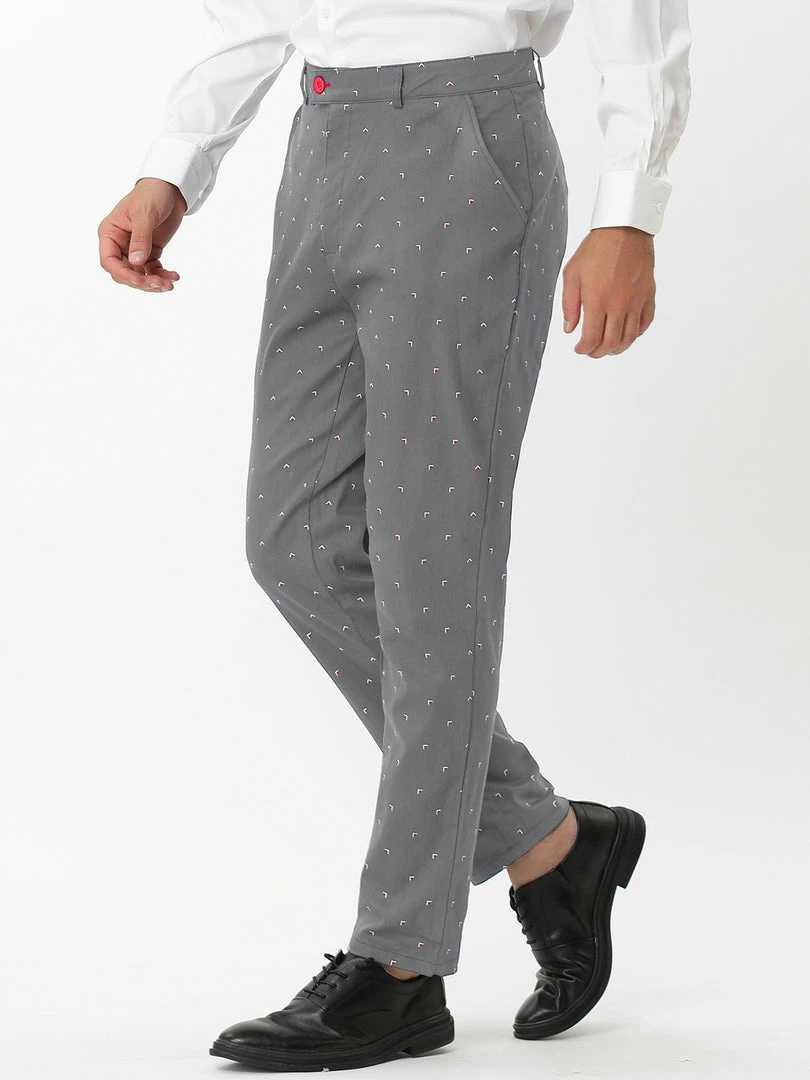 Allegra K Men's Business Trousers Casual Printed Slim Fit Flat Front Chinos Dress Pants 11 Allegra K Men's Business Trousers Casual Printed Slim Fit Flat Front Chinos Dress Pants