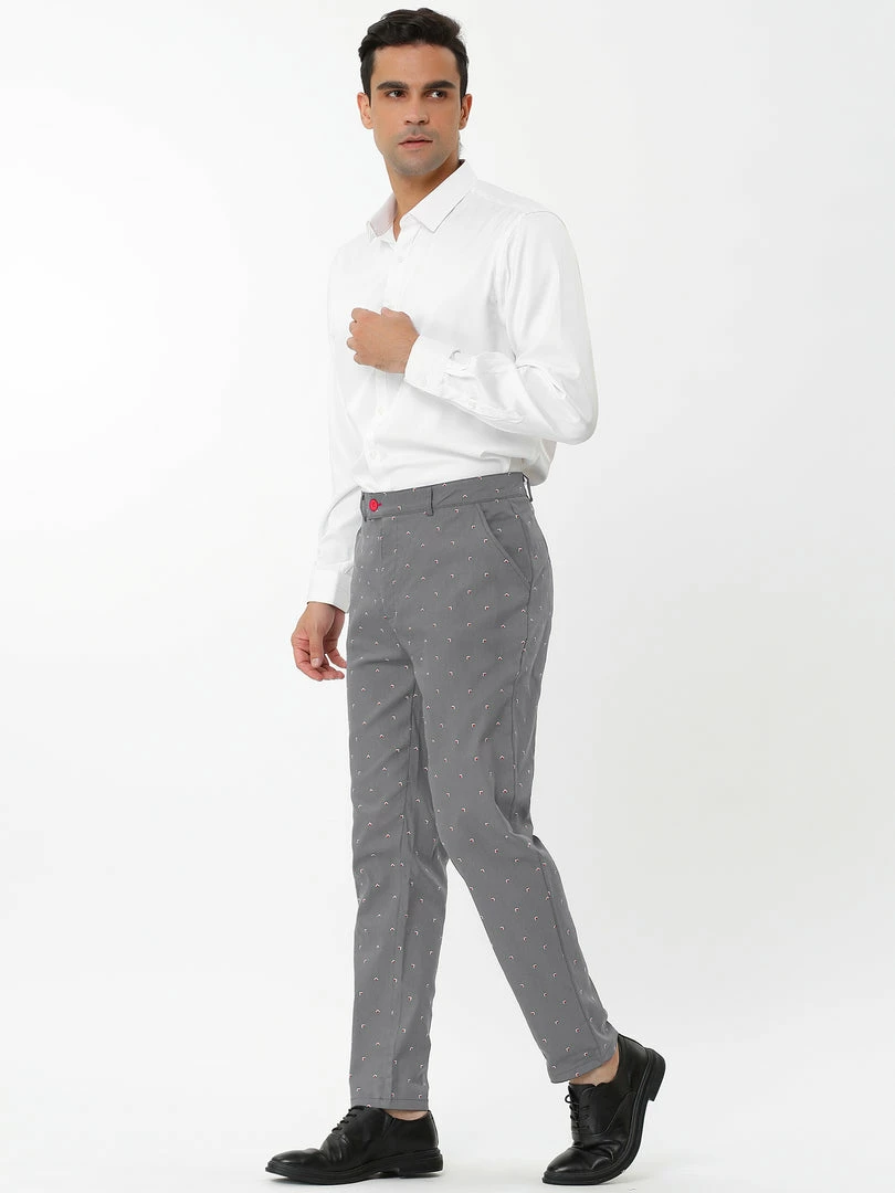Allegra K Men's Business Trousers Casual Printed Slim Fit Flat Front Chinos Dress Pants 13 Allegra K Men's Business Trousers Casual Printed Slim Fit Flat Front Chinos Dress Pants