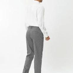 Allegra K Men's Business Trousers Casual Printed Slim Fit Flat Front Chinos Dress Pants 38 Allegra K Men's Business Trousers Casual Printed Slim Fit Flat Front Chinos Dress Pants