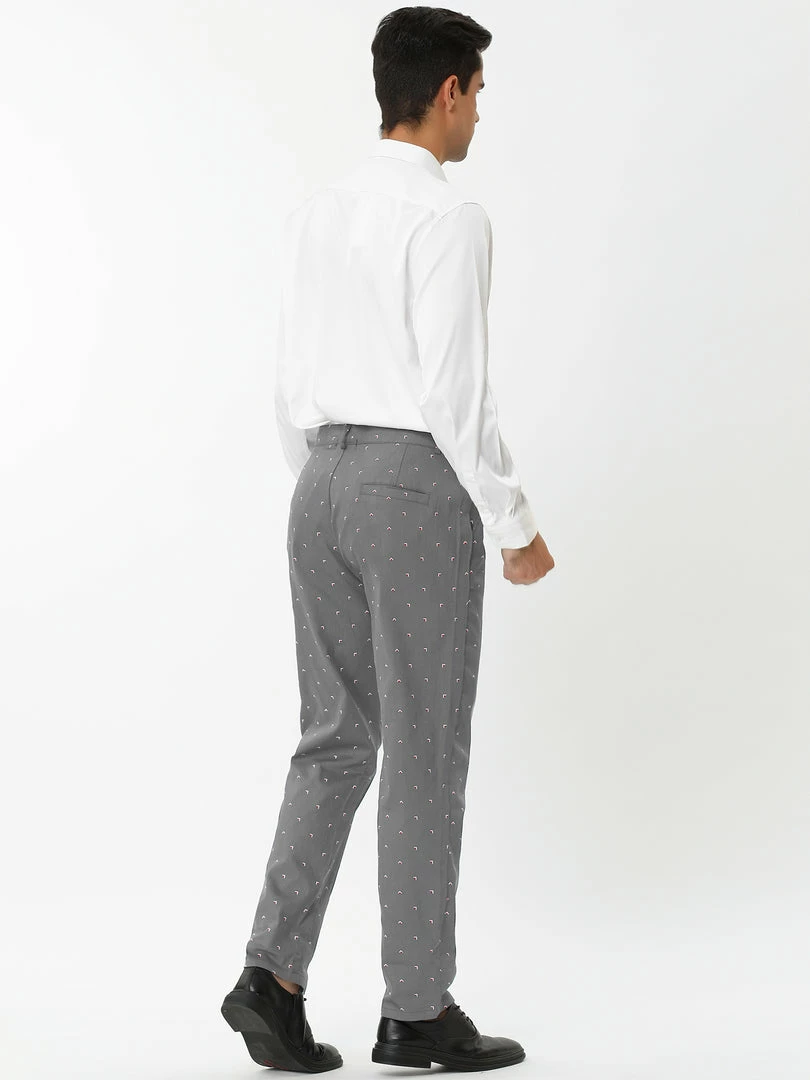 Allegra K Men's Business Trousers Casual Printed Slim Fit Flat Front Chinos Dress Pants 14 Allegra K Men's Business Trousers Casual Printed Slim Fit Flat Front Chinos Dress Pants