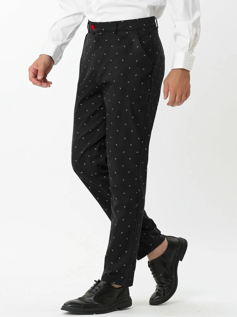 Allegra K Men's Business Trousers Casual Printed Slim Fit Flat Front Chinos Dress Pants 17 Allegra K Men's Business Trousers Casual Printed Slim Fit Flat Front Chinos Dress Pants