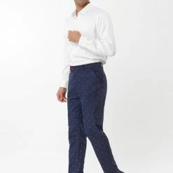 Allegra K Men's Business Trousers Casual Printed Slim Fit Flat Front Chinos Dress Pants 49 Allegra K Men's Business Trousers Casual Printed Slim Fit Flat Front Chinos Dress Pants