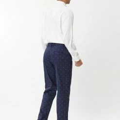 Allegra K Men's Business Trousers Casual Printed Slim Fit Flat Front Chinos Dress Pants 50 Allegra K Men's Business Trousers Casual Printed Slim Fit Flat Front Chinos Dress Pants